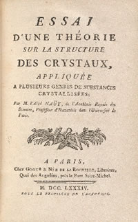Image of page from Rene Just Hauy, Essai d'une Théorie sur la Structure des Crystaux.